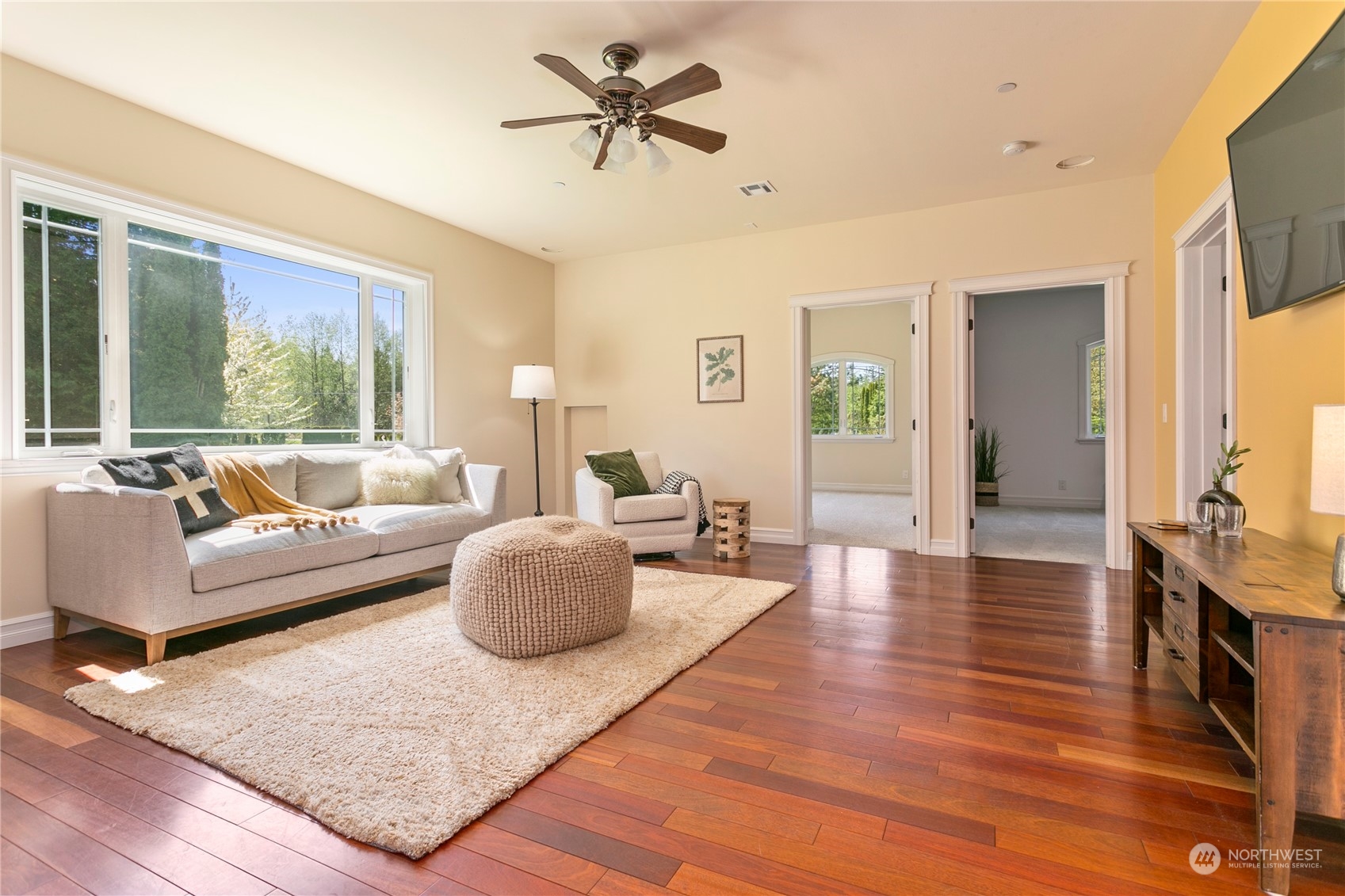 6082 Old Guide Road Bellingham, WA 98226 - Photo 15 of 39 a living room with furniture and a large window