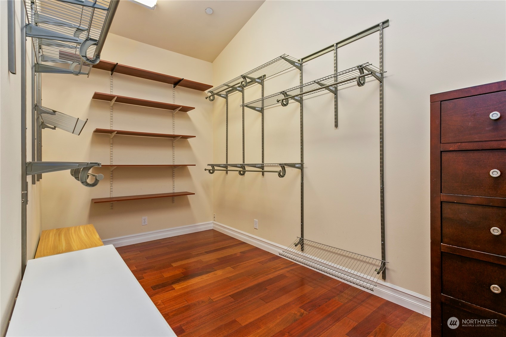 6082 Old Guide Road Bellingham, WA 98226 - Photo 24 of 39 a view of walk in closet with empty racks