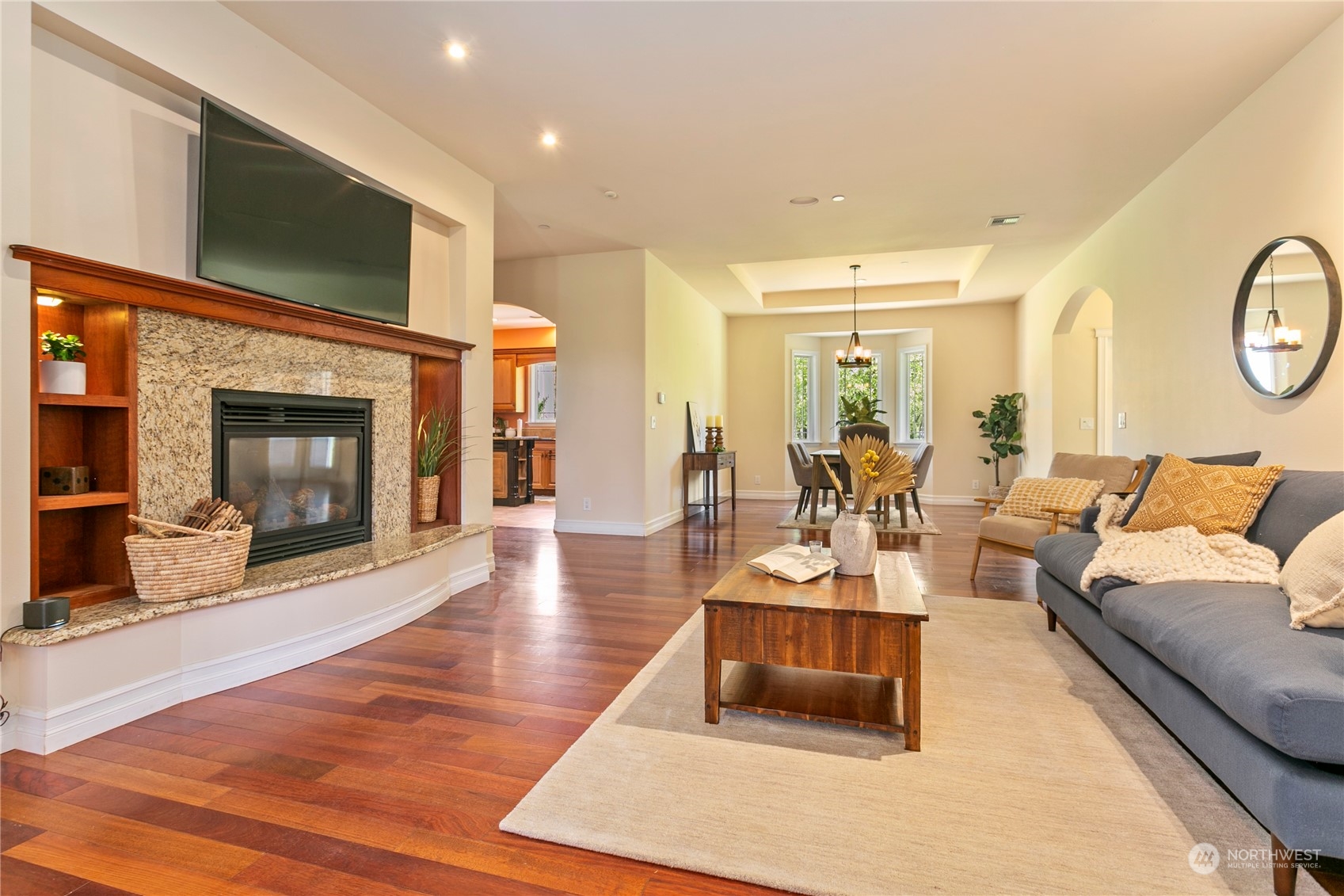 6082 Old Guide Road Bellingham, WA 98226 - Photo 5 of 39 a living room with furniture and a fireplace