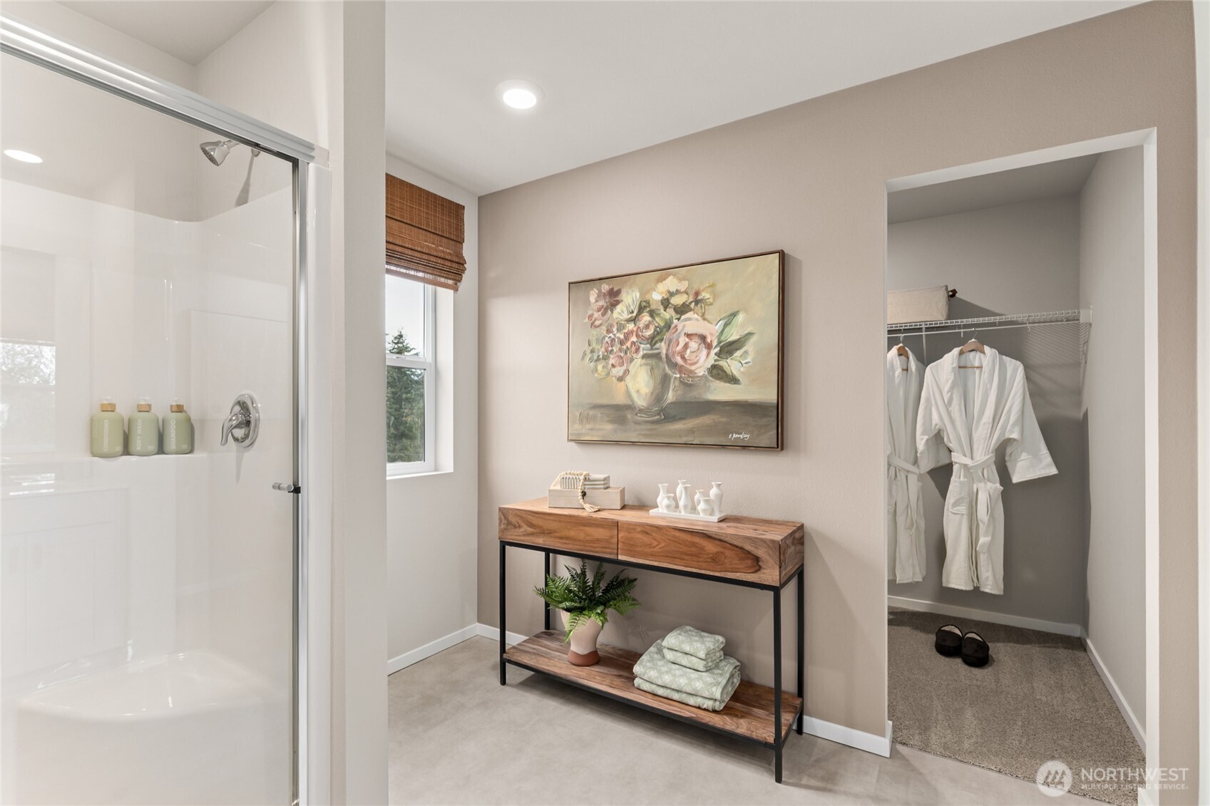 536 Wall Street, Unit 33 Buckley, WA 98321 - Photo 31 of 40 a bedroom with a bed and a painting on the wall