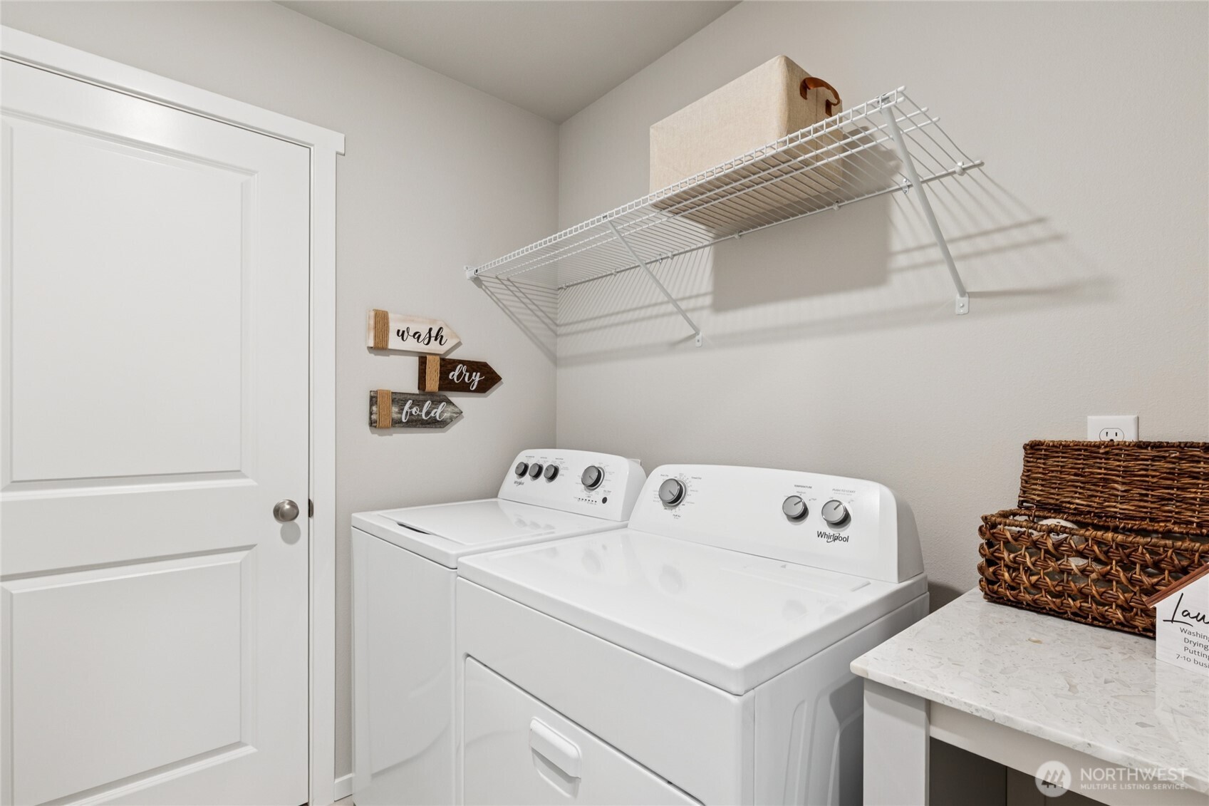 536 Wall Street, Unit 33 Buckley, WA 98321 - Photo 38 of 40 a utility room with dryer and washer
