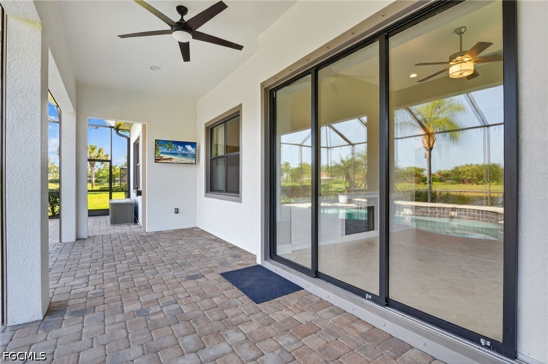 12804 Epping Way Fort Myers, FL 33913 - Photo 31 of 40 a view of a hallway with a window