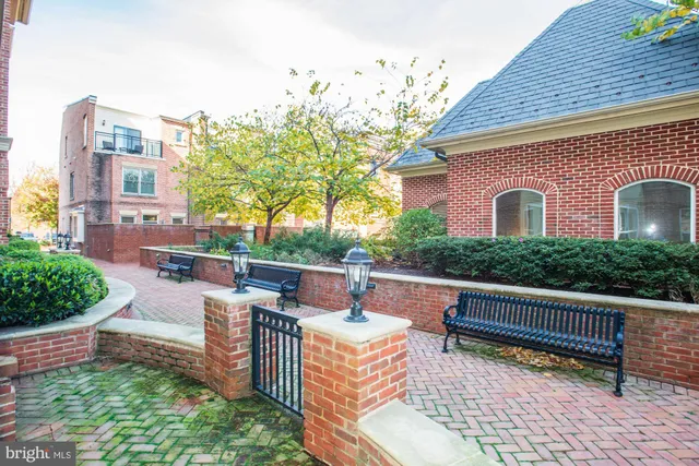 a outdoor view with a sitting space