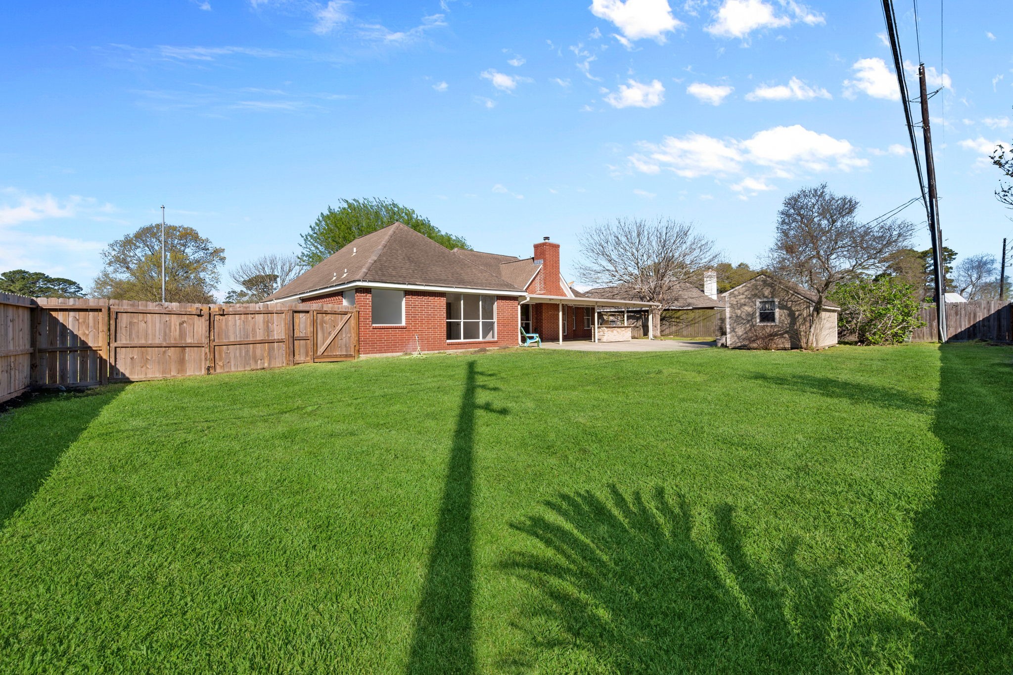 7302 Maple Lane Baytown, TX 77521 - Photo 24 of 24 Super Sized Back Yard