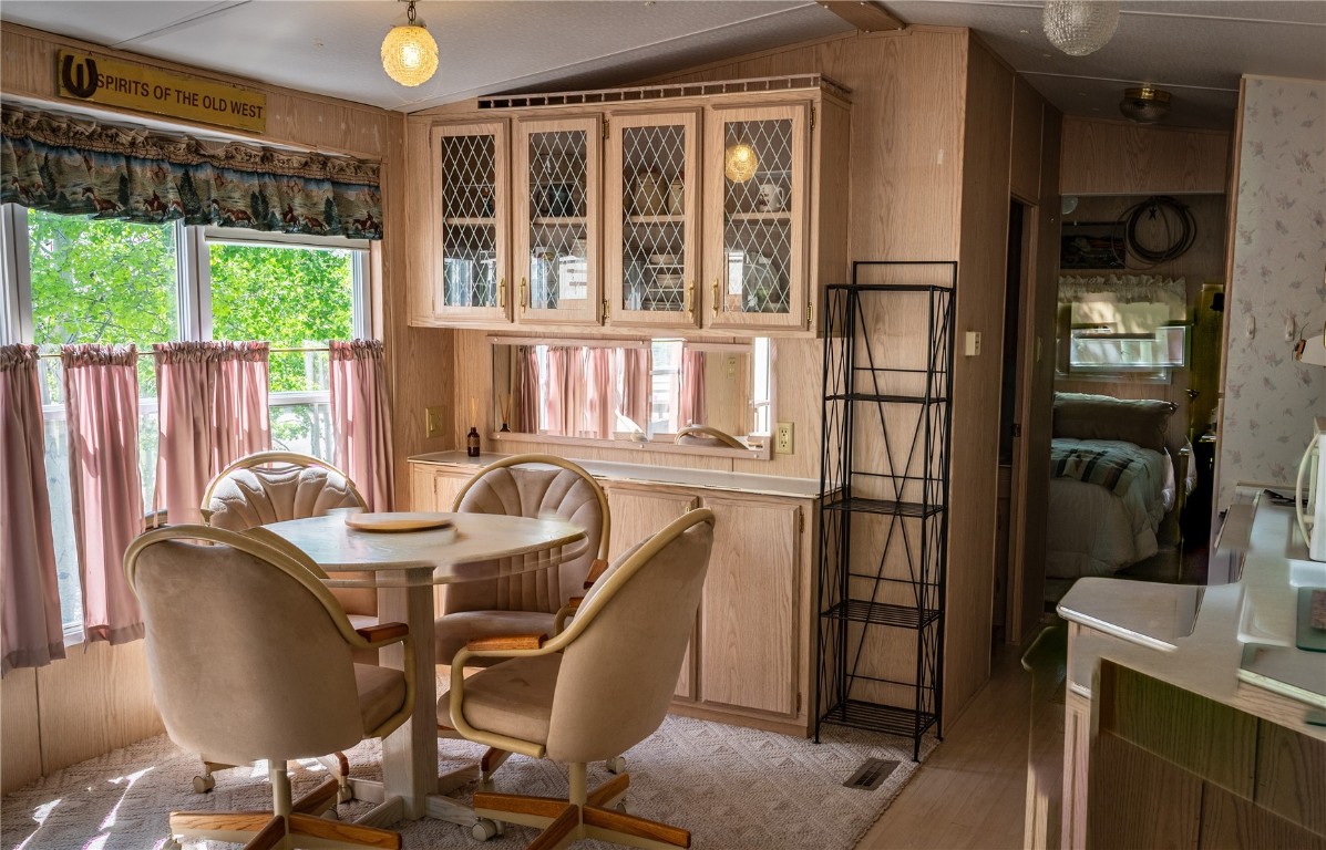 96 Smoke Stack Road Fairplay, CO 80440 - Photo 2 of 2 a view of a dining room with furniture window and outside view