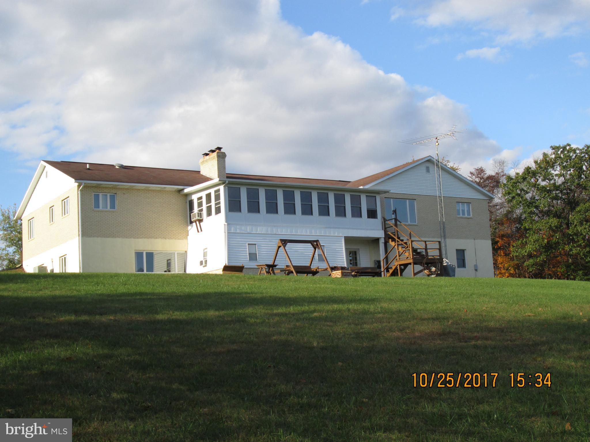 Rear of house