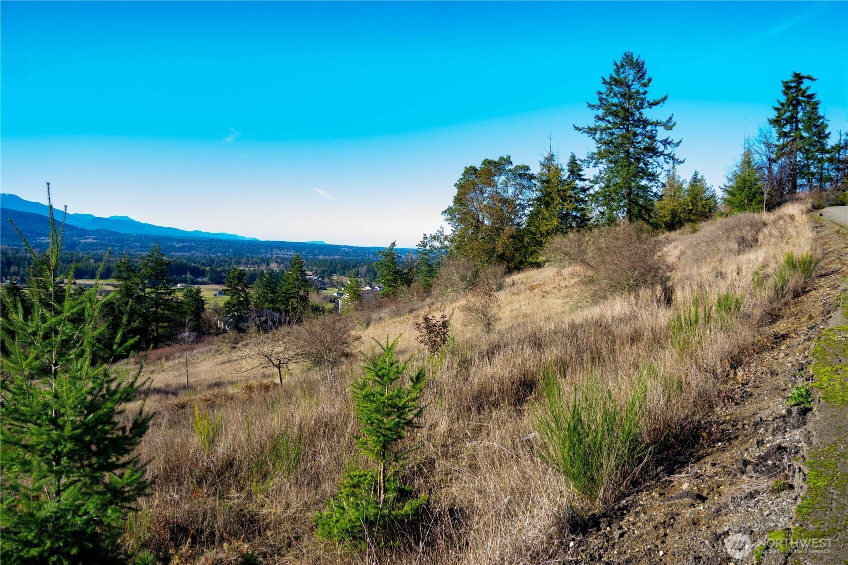 3 Hillside Drive Sequim, WA 98382 - Photo 12 of 27 a view of a lake with a mountain in the background
