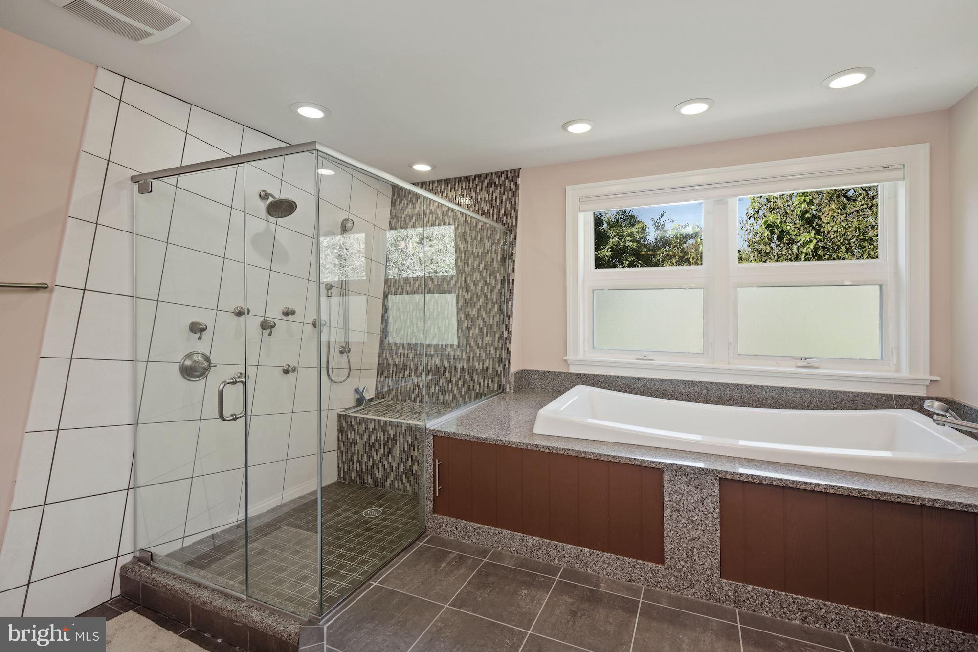 1903 Kermit Road Silver Spring, MD 20910 - Photo 17 of 27 Owner's Bath with Soaking Tub and Shower