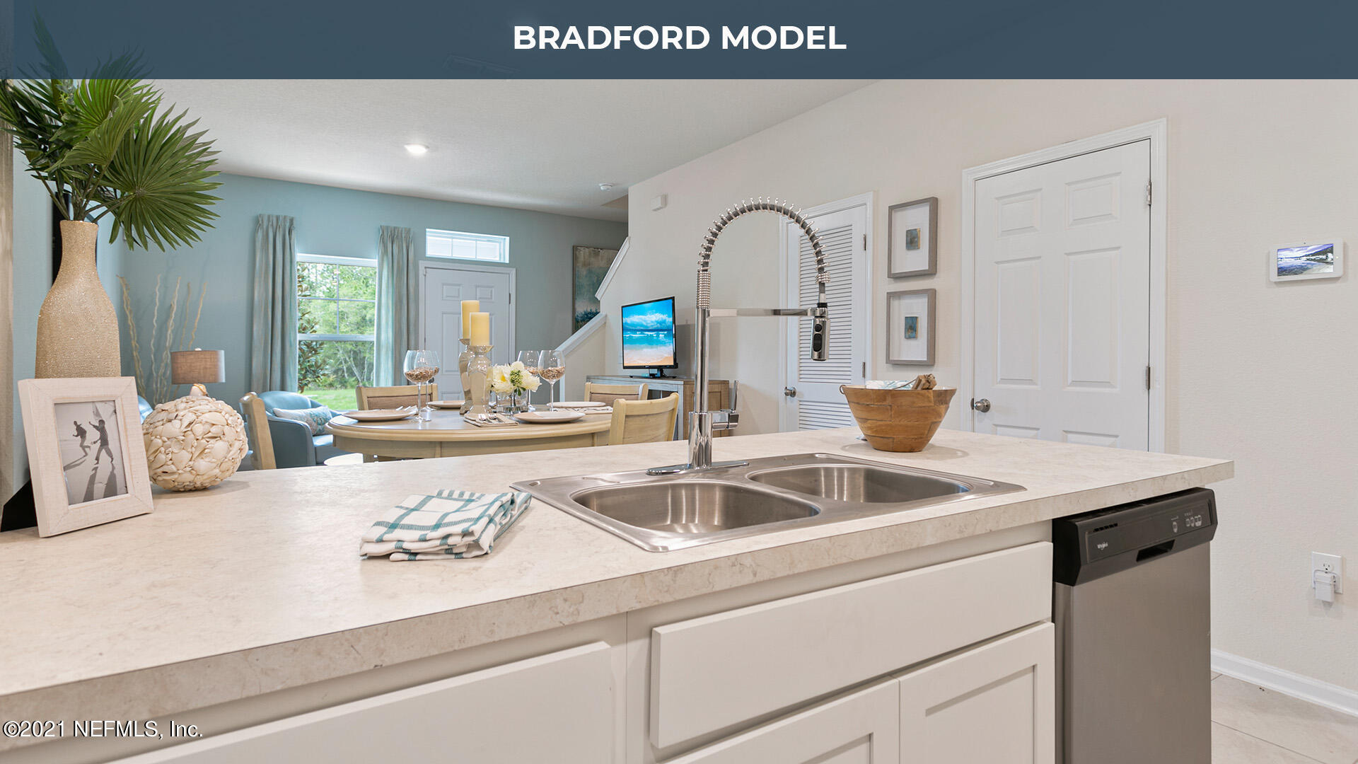 86640 Shortline Circle Yulee, FL 32097 - Photo 6 of 28 a view of living room with granite countertop furniture and fireplace