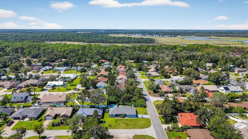 24 Heather Lane Ormond Beach, FL 32174 - Photo 40 of 50 an aerial view of a city with lots of residential buildings ocean and mountain view in back