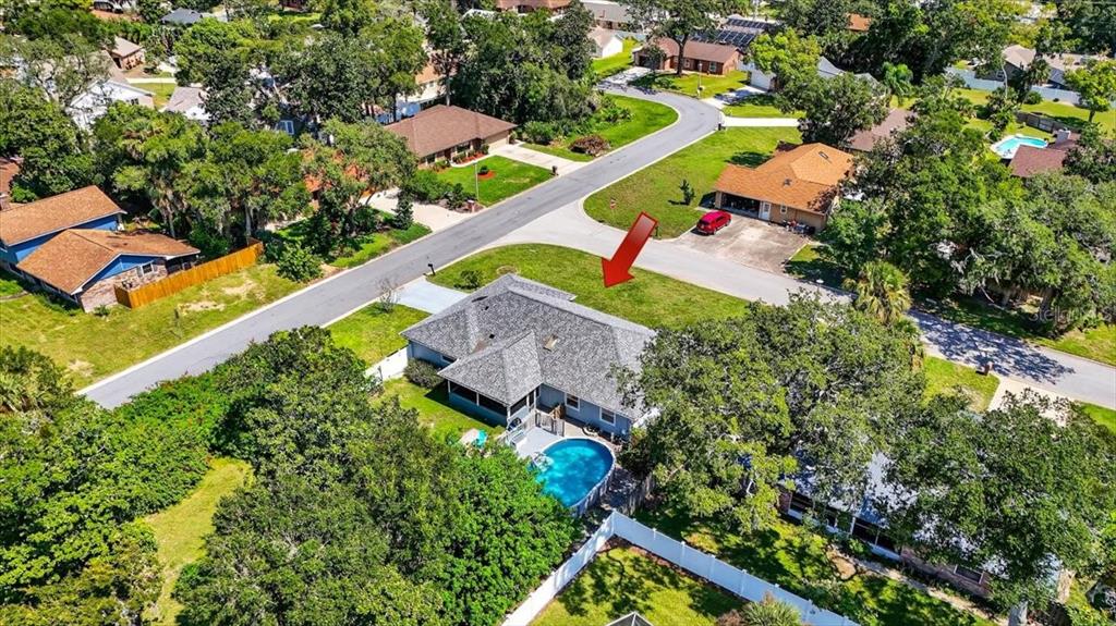 24 Heather Lane Ormond Beach, FL 32174 - Photo 48 of 50 an aerial view of a house