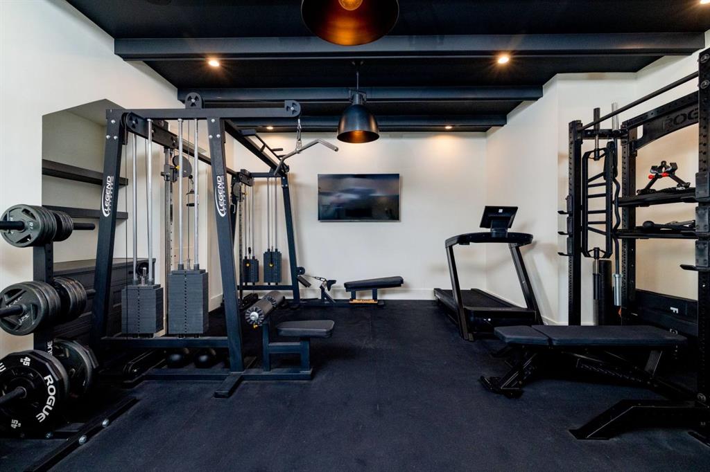 1412 Chelsea Rae Lane Keller, TX 76262 - Photo 28 of 40 Amazing design for this gym. Great flooring, lighting, and wall of mirrors.