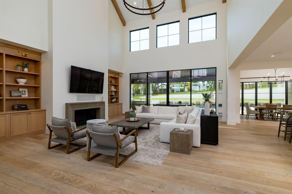 1412 Chelsea Rae Lane Keller, TX 76262 - Photo 5 of 40 Walking into this wonderful living space with views of the pool instantly relaxes you!