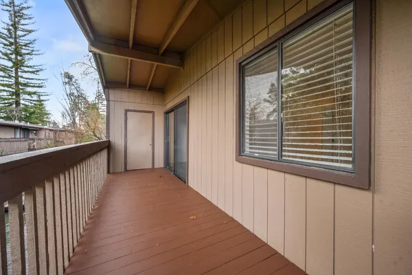 a view of a porch