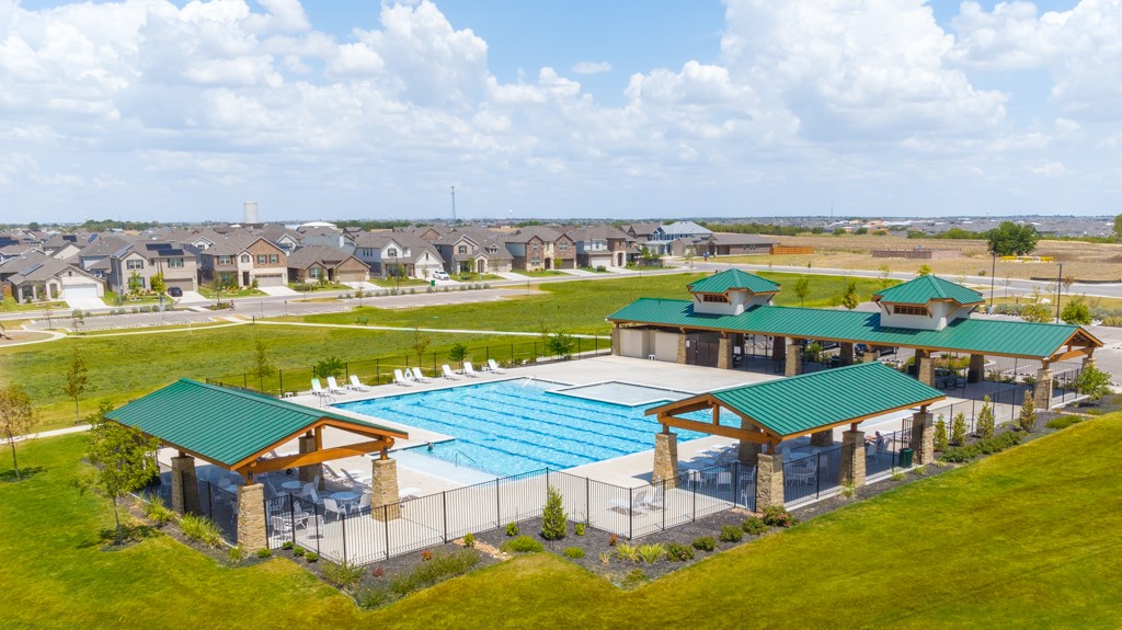 6310 Wolf Pack Drive Pflugerville, TX 78660 - Photo 31 of 34 an outdoor space with furniture and city view