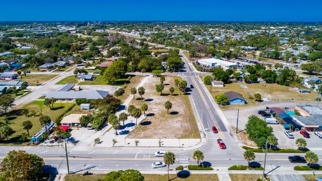 an aerial view of swimming pool