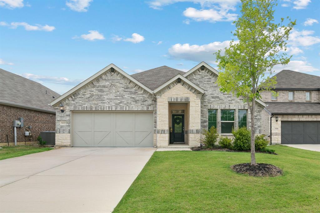 3112 Kingsgarden Road Denton, TX 76207 - Photo 1 of 38 Single-story residence featuring a combination brick and stone facade