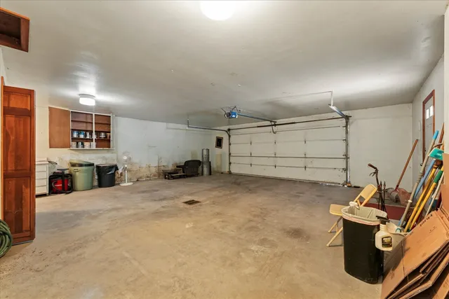 a view of snow on the road