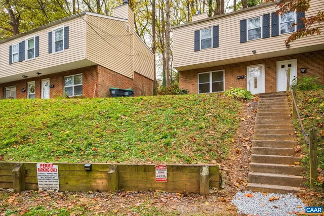 a front view of a house with entryway