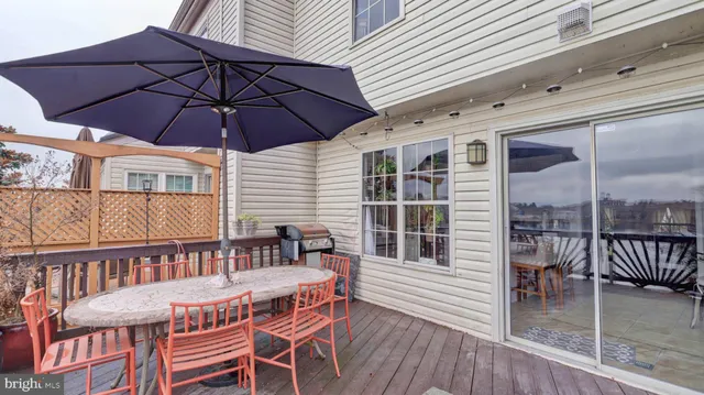 a view of outdoor space with seating