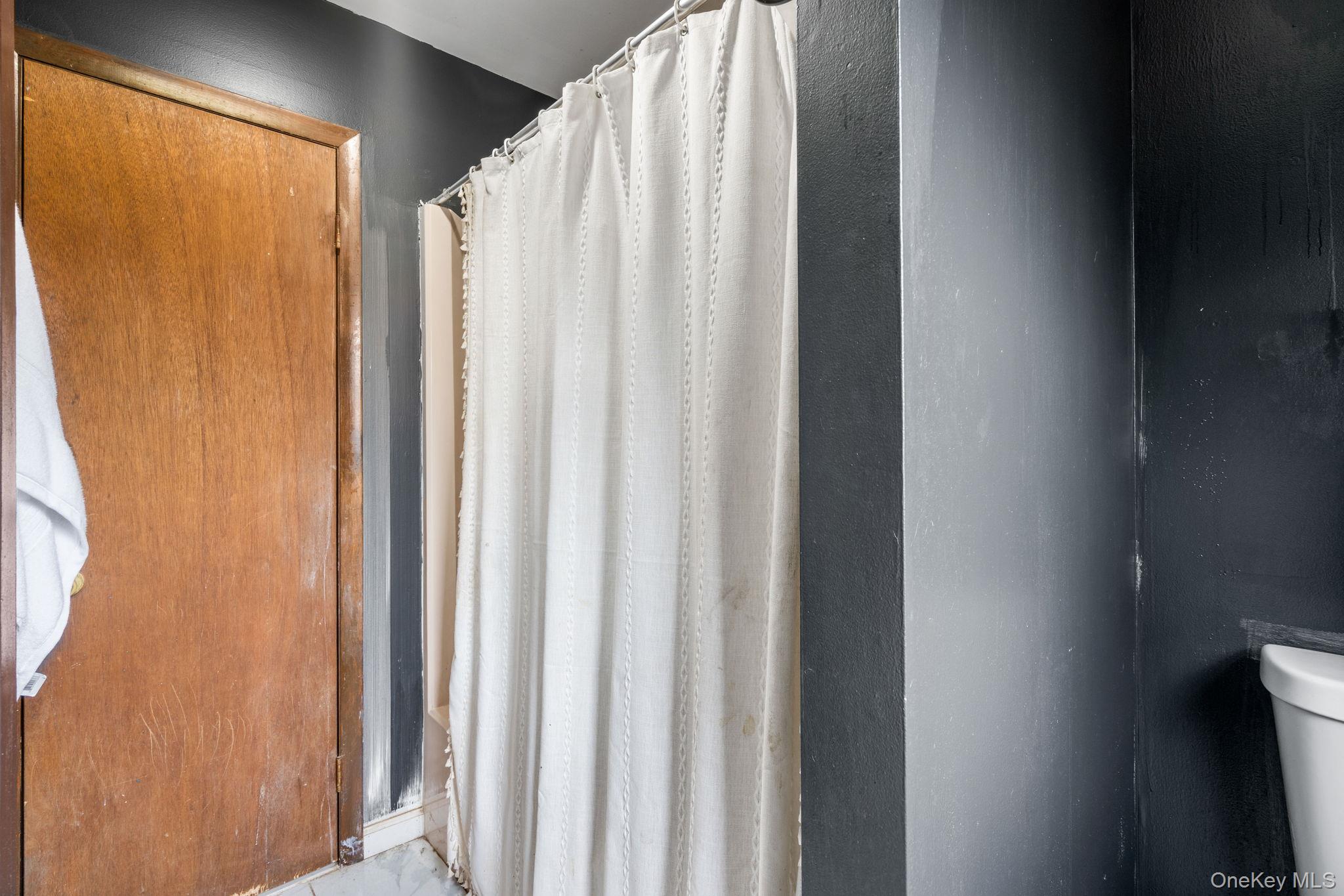 178 Bowers Road Loch Sheldrake, NY 12759 - Photo 20 of 47 a view of a bathroom with shower curtain