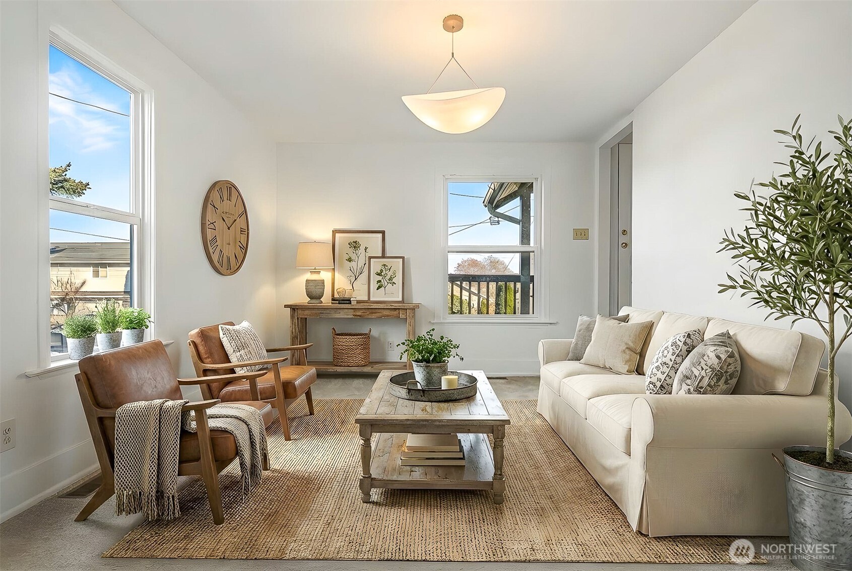1328 Chestnut Street Everett, WA 98201 - Photo 4 of 24 a living room with furniture a table and a large window