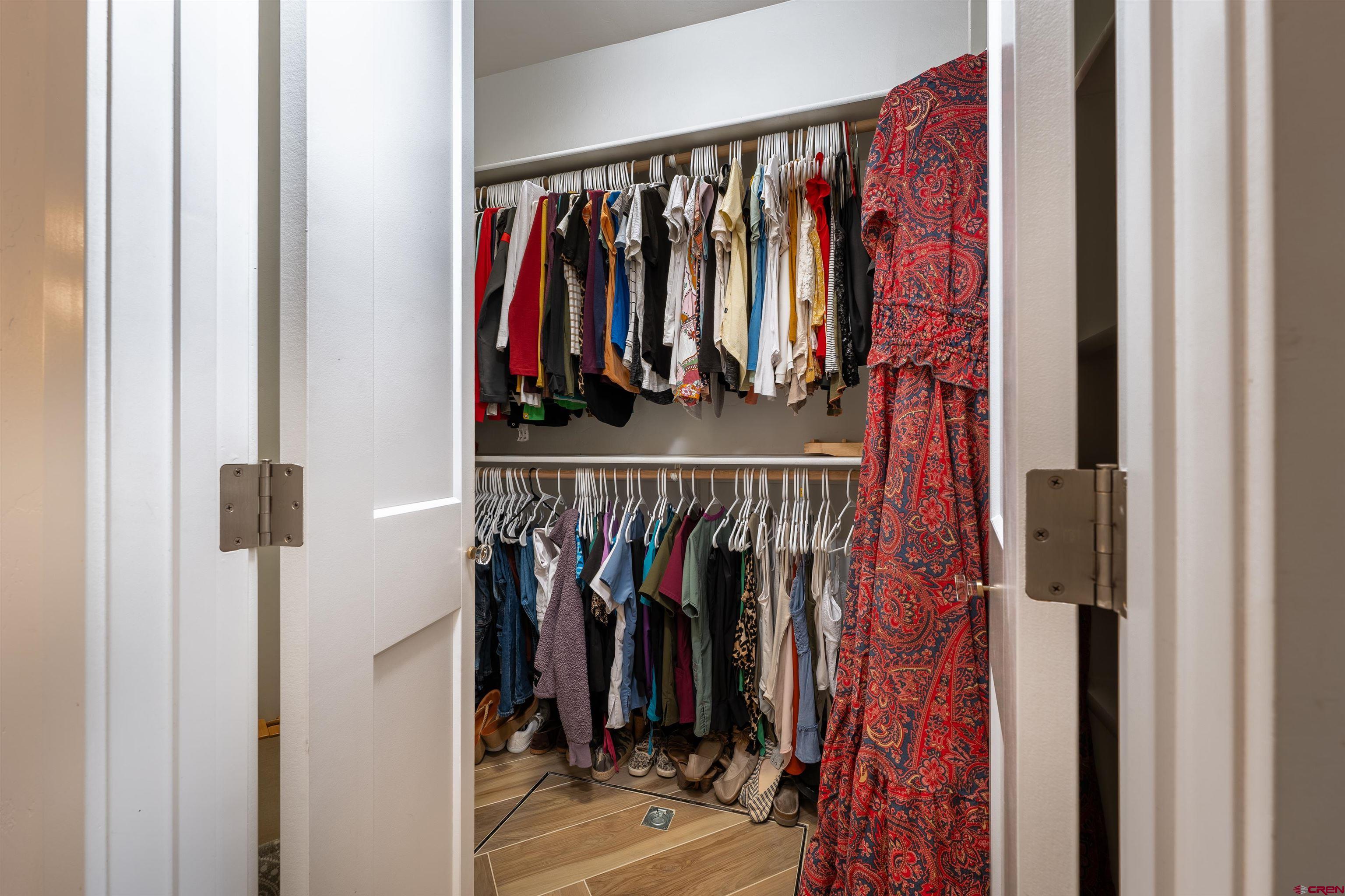 74 Prospector Avenue Durango, CO 81301 - Photo 15 of 30 a view of walk in closet with clothes