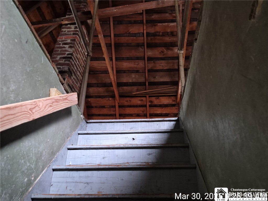 10 Terrace Place Jamestown, NY 14701 - Photo 23 of 26 Attic Stairwell