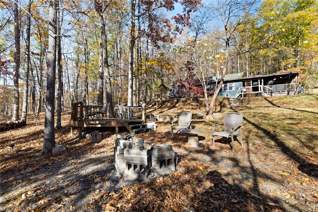 7654 West Hall Road Bristol, NY 14424 - Photo 34 of 39 LOWER DECK/FIRE PIT AREA
