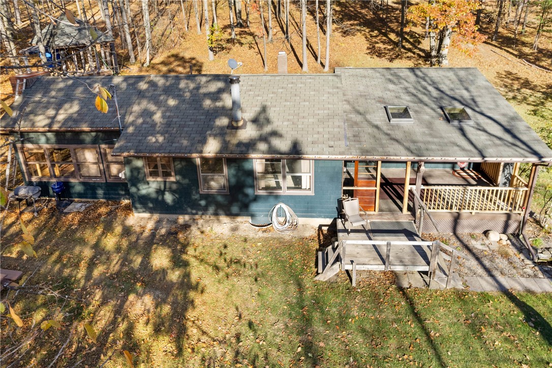 7654 West Hall Road Bristol, NY 14424 - Photo 4 of 39 TOP VIEW OF HOUSE/DECK