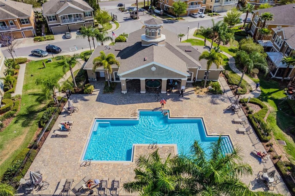 7001 Interbay Boulevard, Unit 134 Tampa, FL 33616 - Photo 76 of 84 an aerial view of a house with garden space and street view