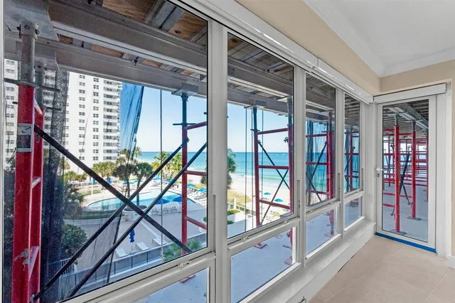 a view of an entryway