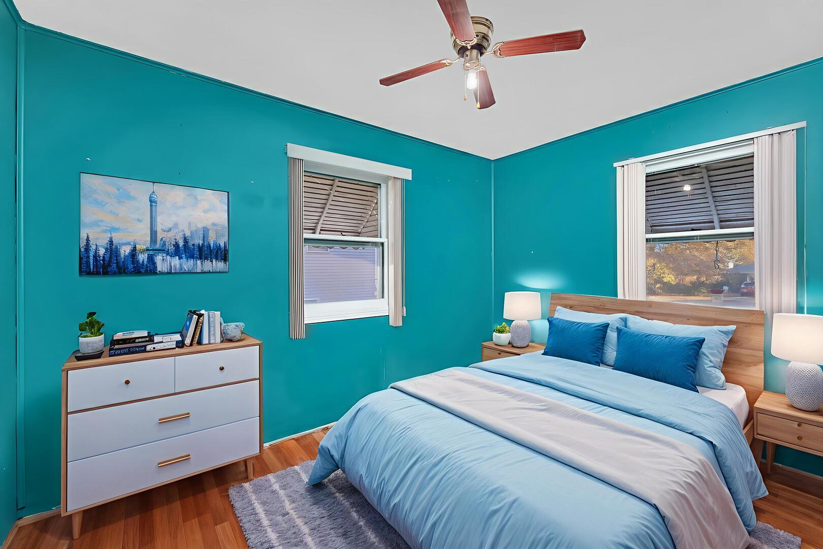 711 Clinton Street Lockport, IL 60441 - Photo 9 of 22 a bedroom with a bed and a window