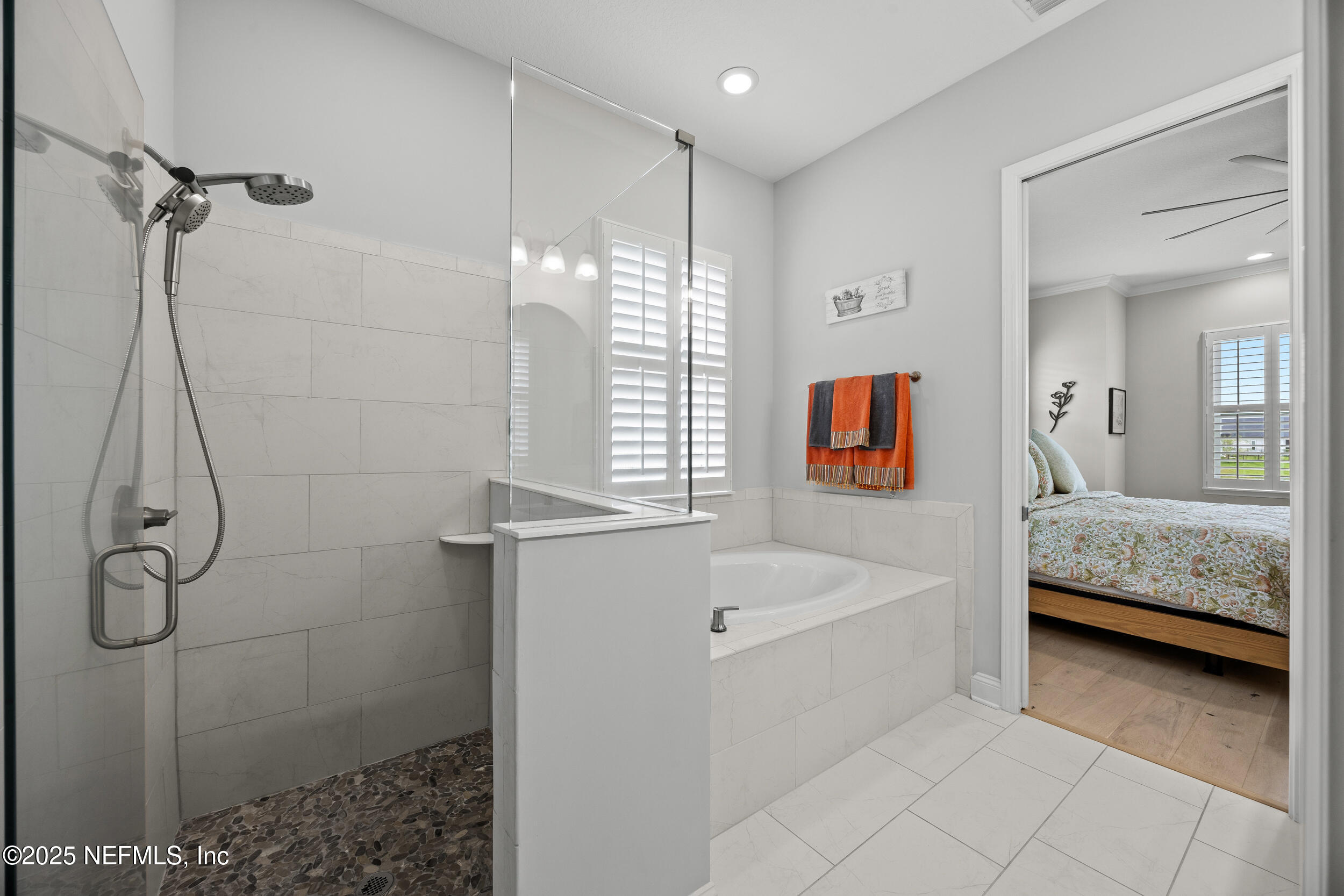 102 Fawn Field Lane St. Augustine, FL 32092 - Photo 18 of 40 En Suite w Frameless Walk-In Shower