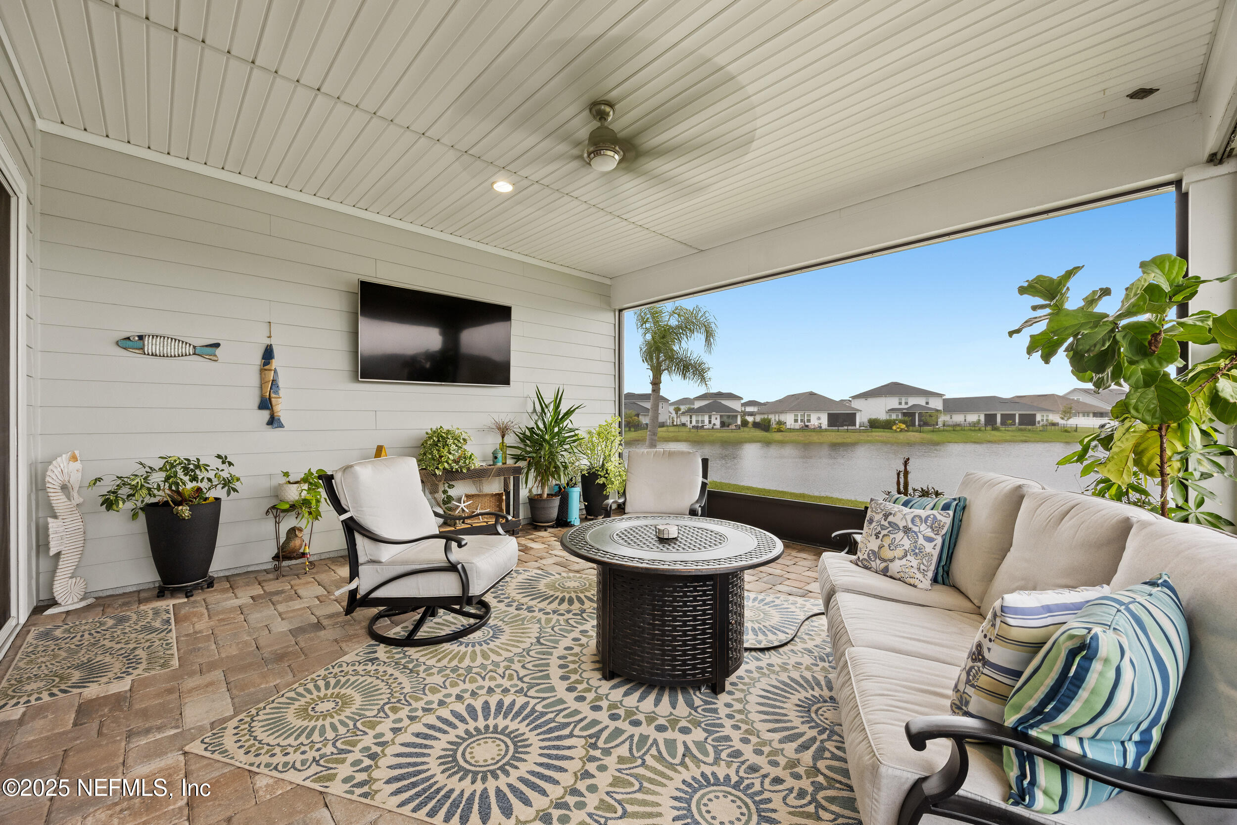 102 Fawn Field Lane St. Augustine, FL 32092 - Photo 2 of 40 Incredible Screened Lanai w Water Views