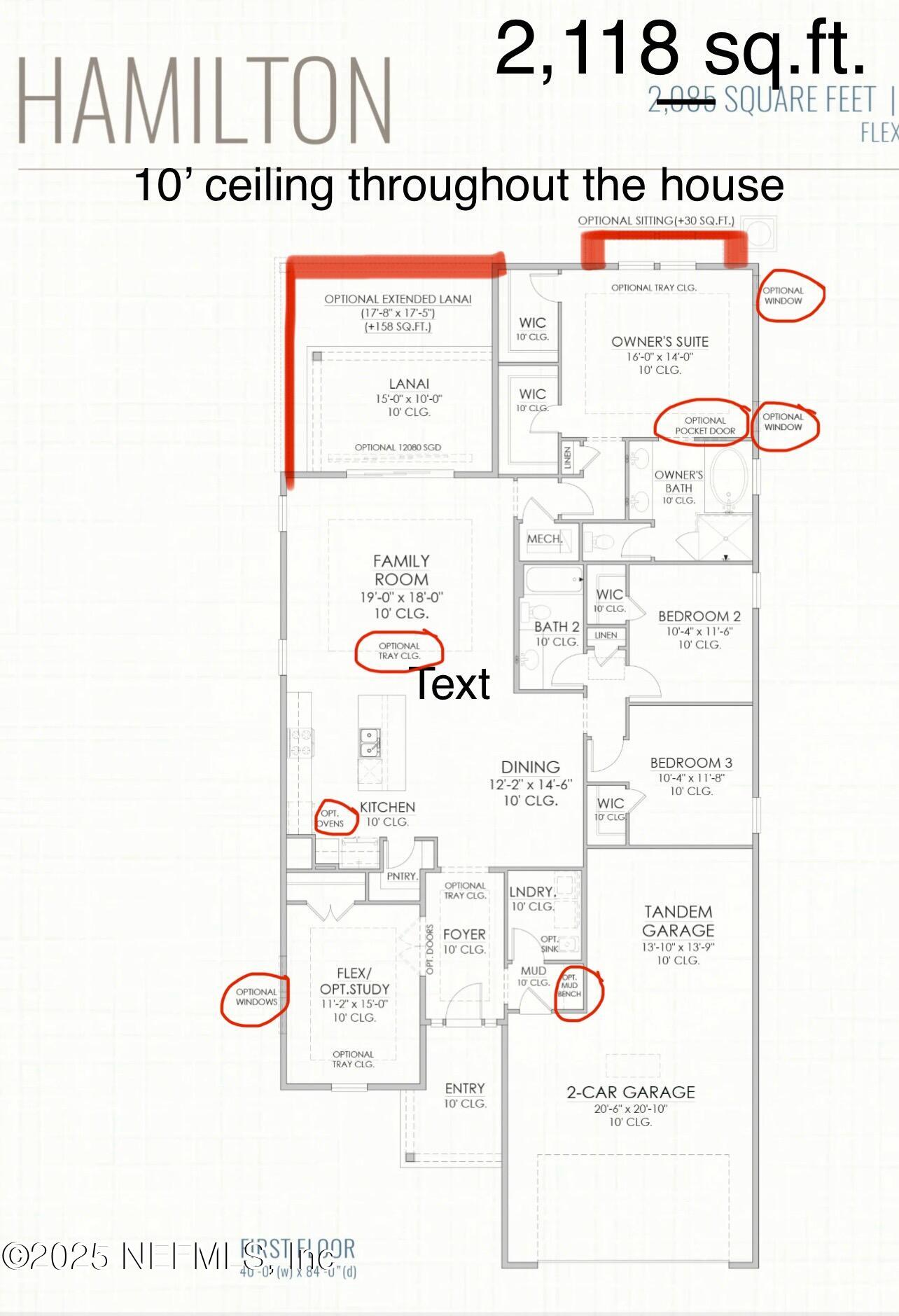 102 Fawn Field Lane St. Augustine, FL 32092 - Photo 40 of 40 Floor Plan