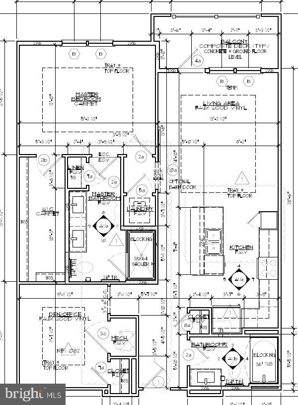 78 Old Mill Bottom Road North, Unit 208 Annapolis, MD 21409 - Photo 34 of 34 Element at Mill Creek Unit 208 - A1 Floor Plan