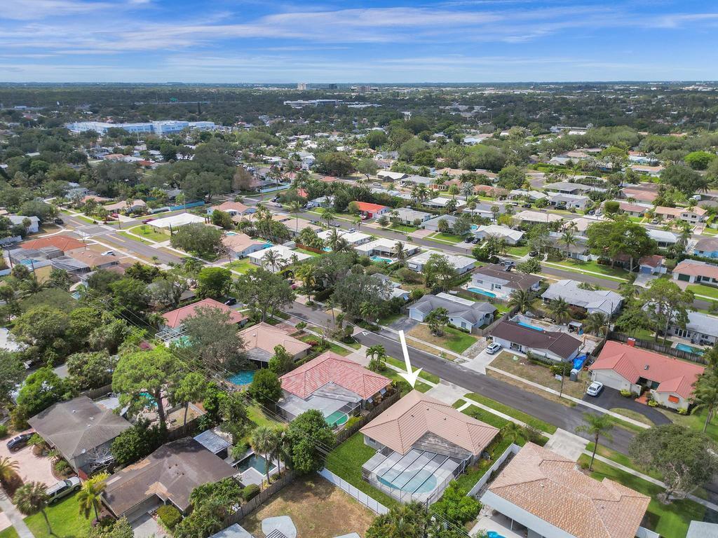 998 Southwest 5th Street Boca Raton, FL 33486 - Photo 7 of 55 an aerial view of residential houses with city view