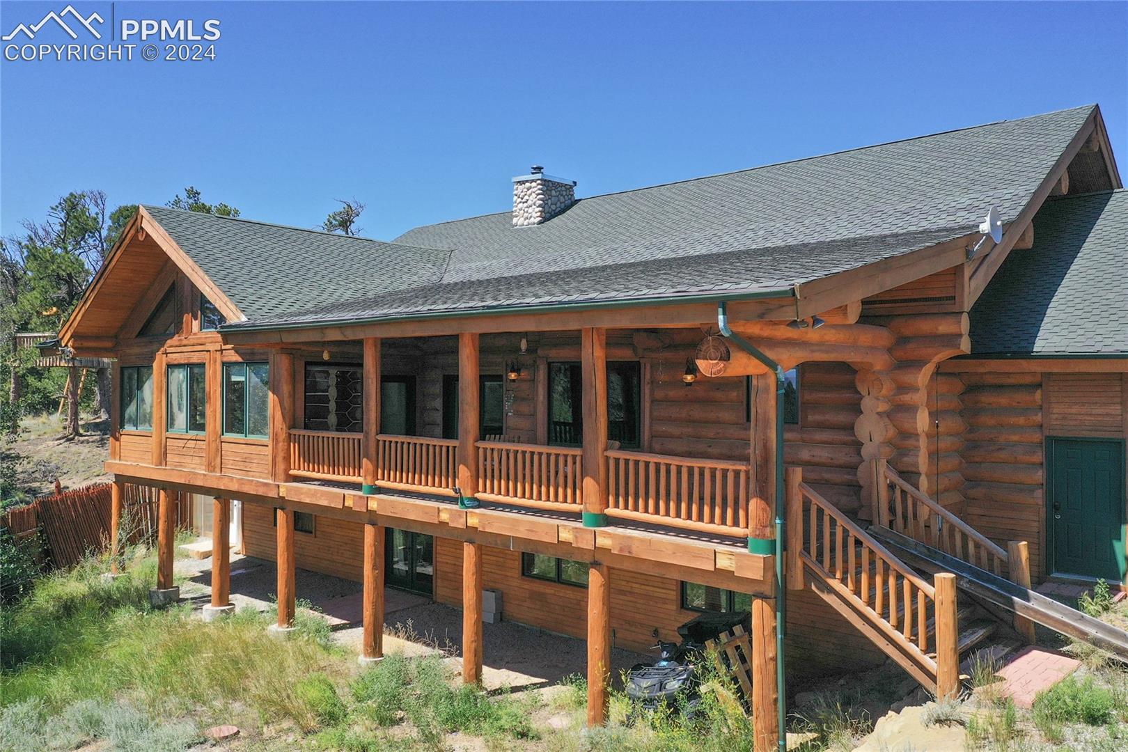 616 Summit Road Hartsel, CO 80449 - Photo 1 of 50 View of rear view of house