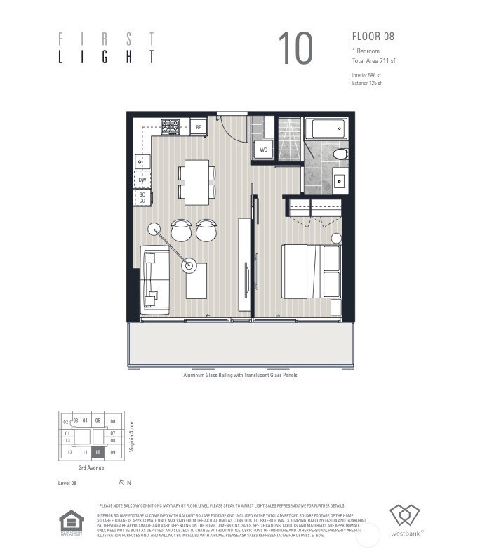 300 Virginia Street, Unit 810 Seattle, WA 98101 - Photo 8 of 8 a view of a floor plan
