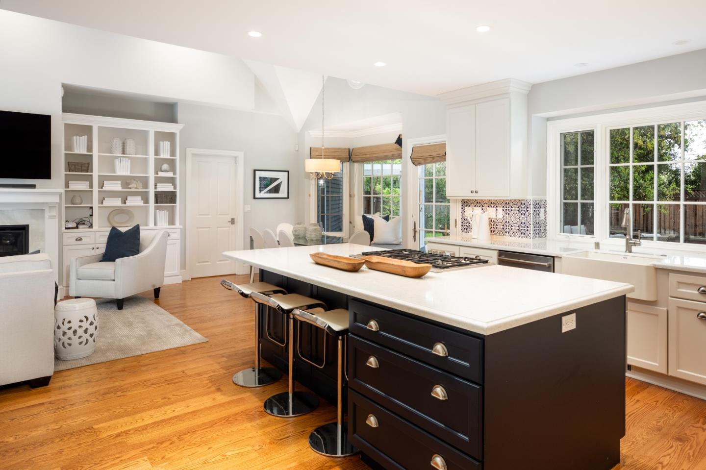 166 Seminary Drive Menlo Park, CA 94025 - Photo 14 of 41 a kitchen with a sink and a stove