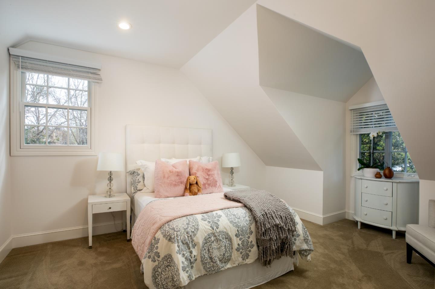 166 Seminary Drive Menlo Park, CA 94025 - Photo 24 of 41 a bedroom with a bed and a window