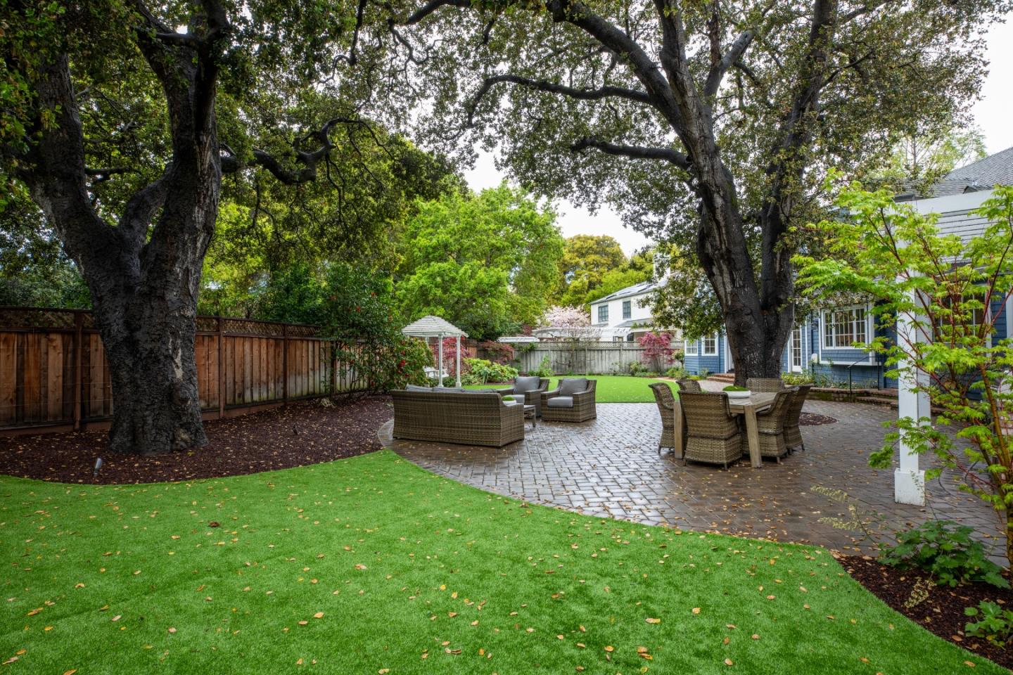 166 Seminary Drive Menlo Park, CA 94025 - Photo 30 of 41 a view of a backyard with sitting area
