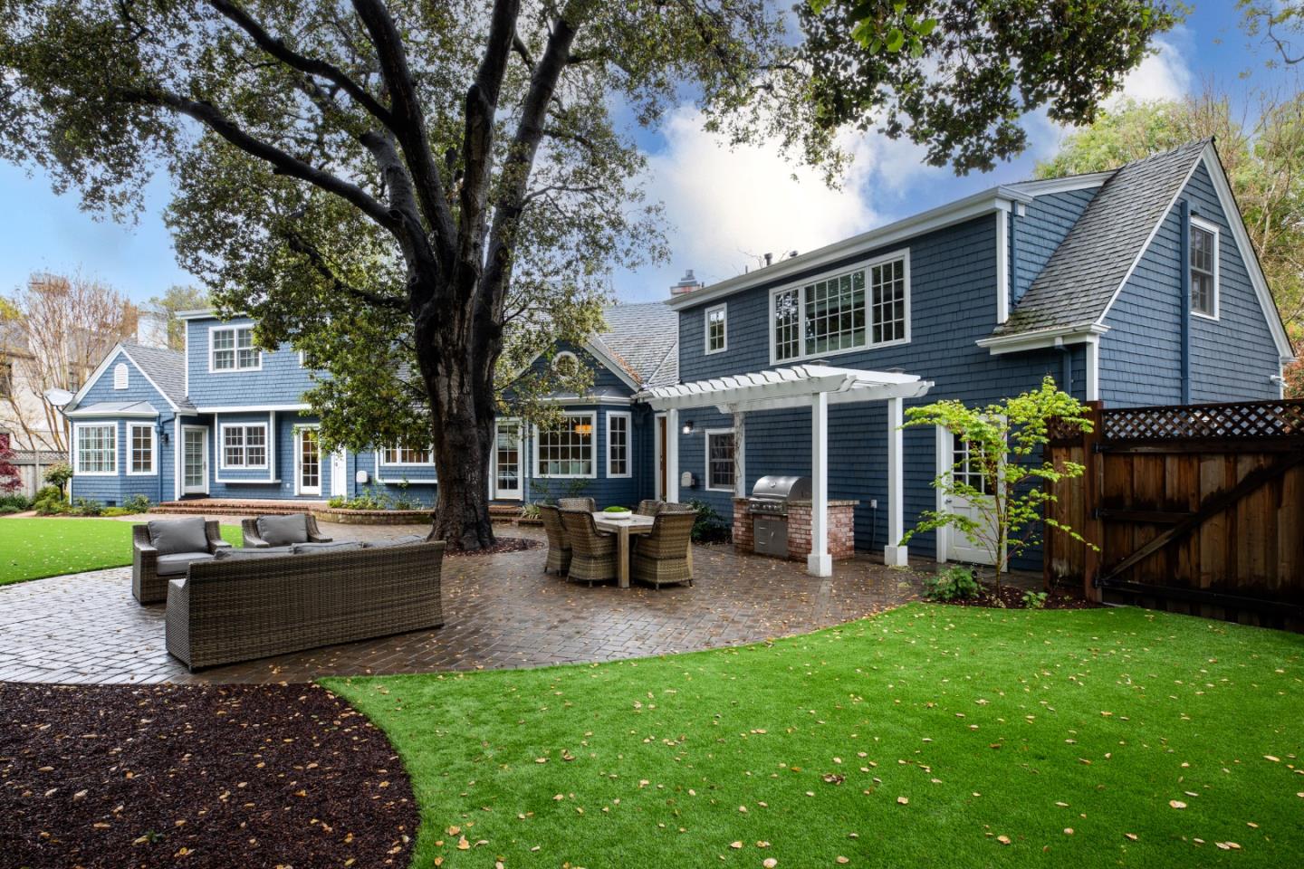 166 Seminary Drive Menlo Park, CA 94025 - Photo 31 of 41 a front view of a house with patio