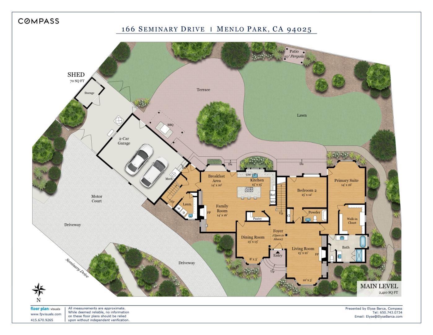166 Seminary Drive Menlo Park, CA 94025 - Photo 40 of 41 an aerial view of a with a house