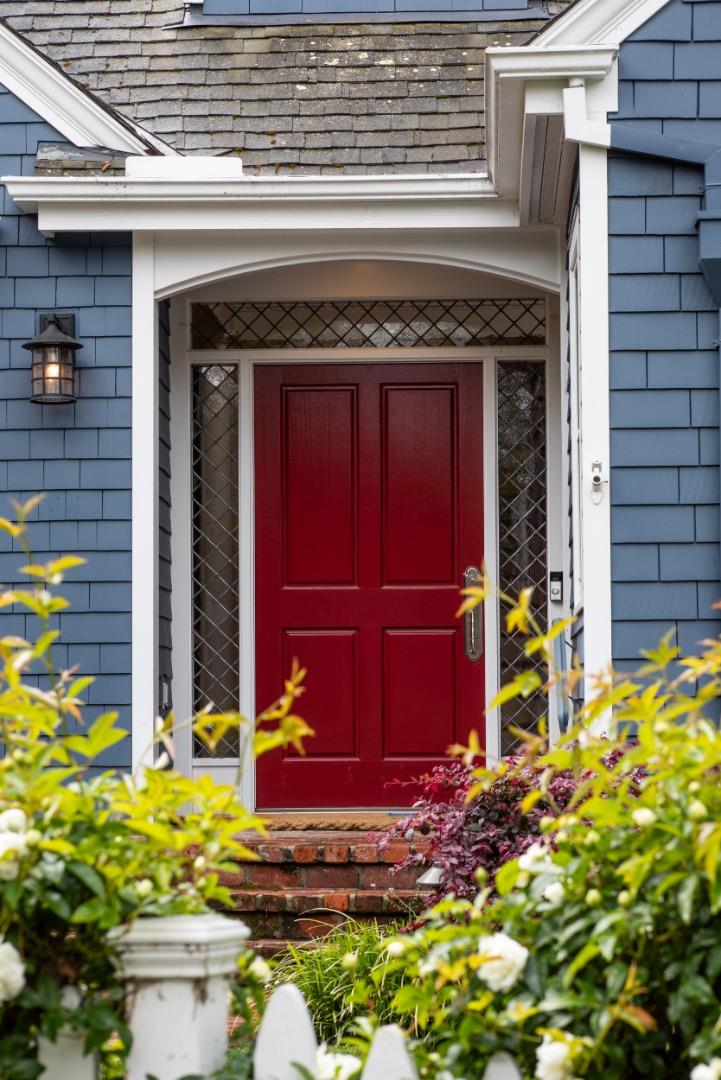 166 Seminary Drive Menlo Park, CA 94025 - Photo 5 of 41 a view of a wooden door of the house