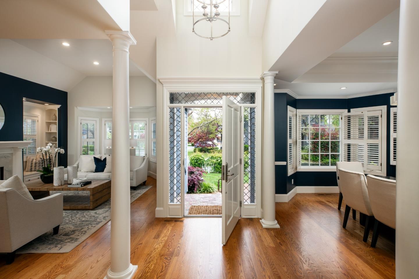 166 Seminary Drive Menlo Park, CA 94025 - Photo 7 of 41 a living room with furniture and a large window
