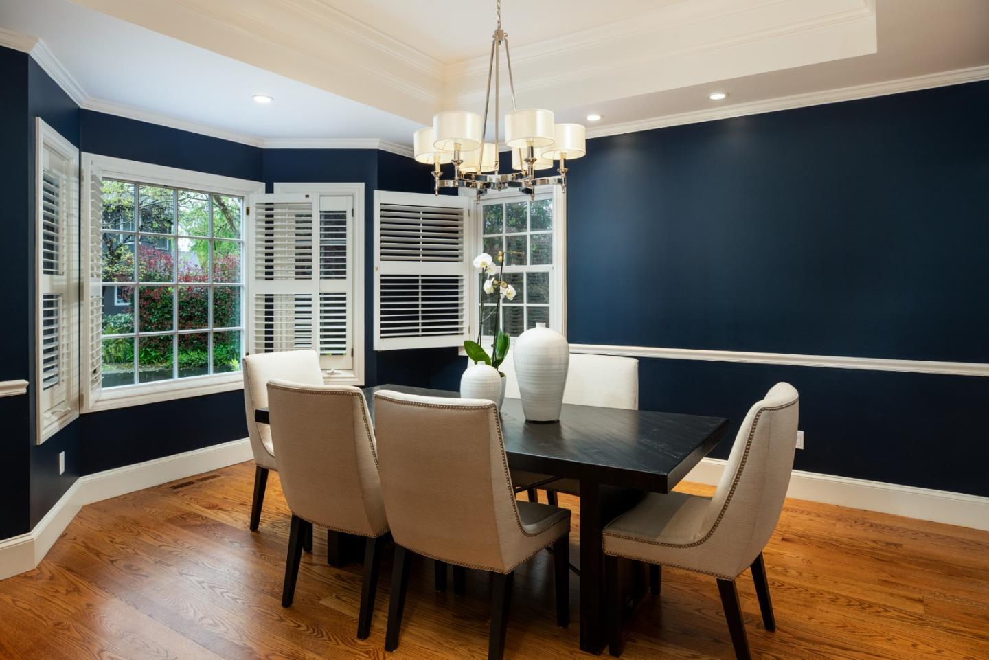166 Seminary Drive Menlo Park, CA 94025 - Photo 10 of 41 a view of a dining room with furniture window and outside view