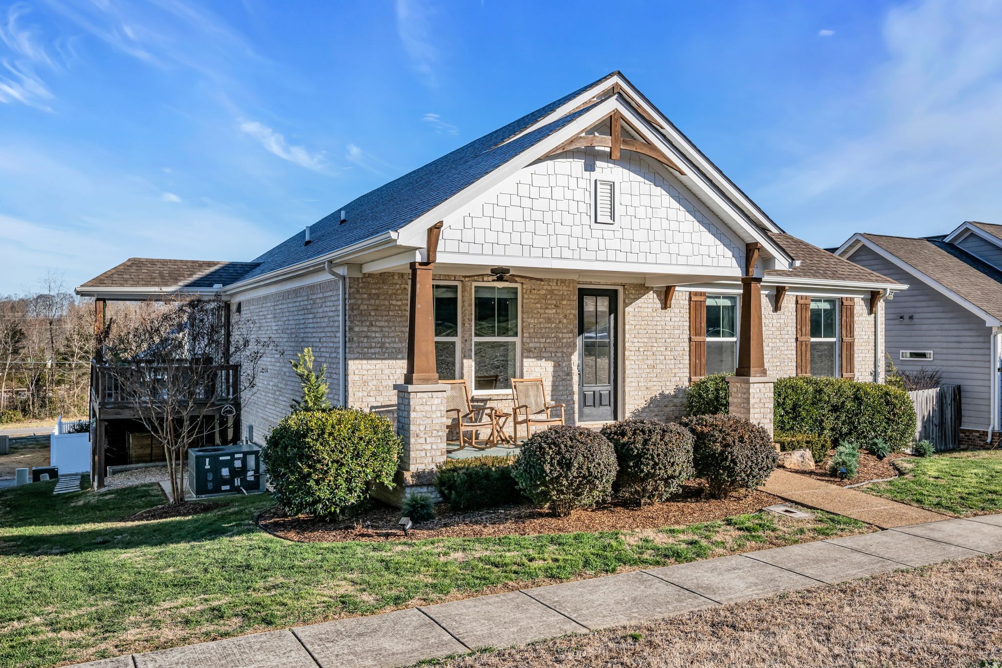 111 Ellersly Way Kingston Springs, TN 37082 - Photo 3 of 46 a front view of a house with a yard