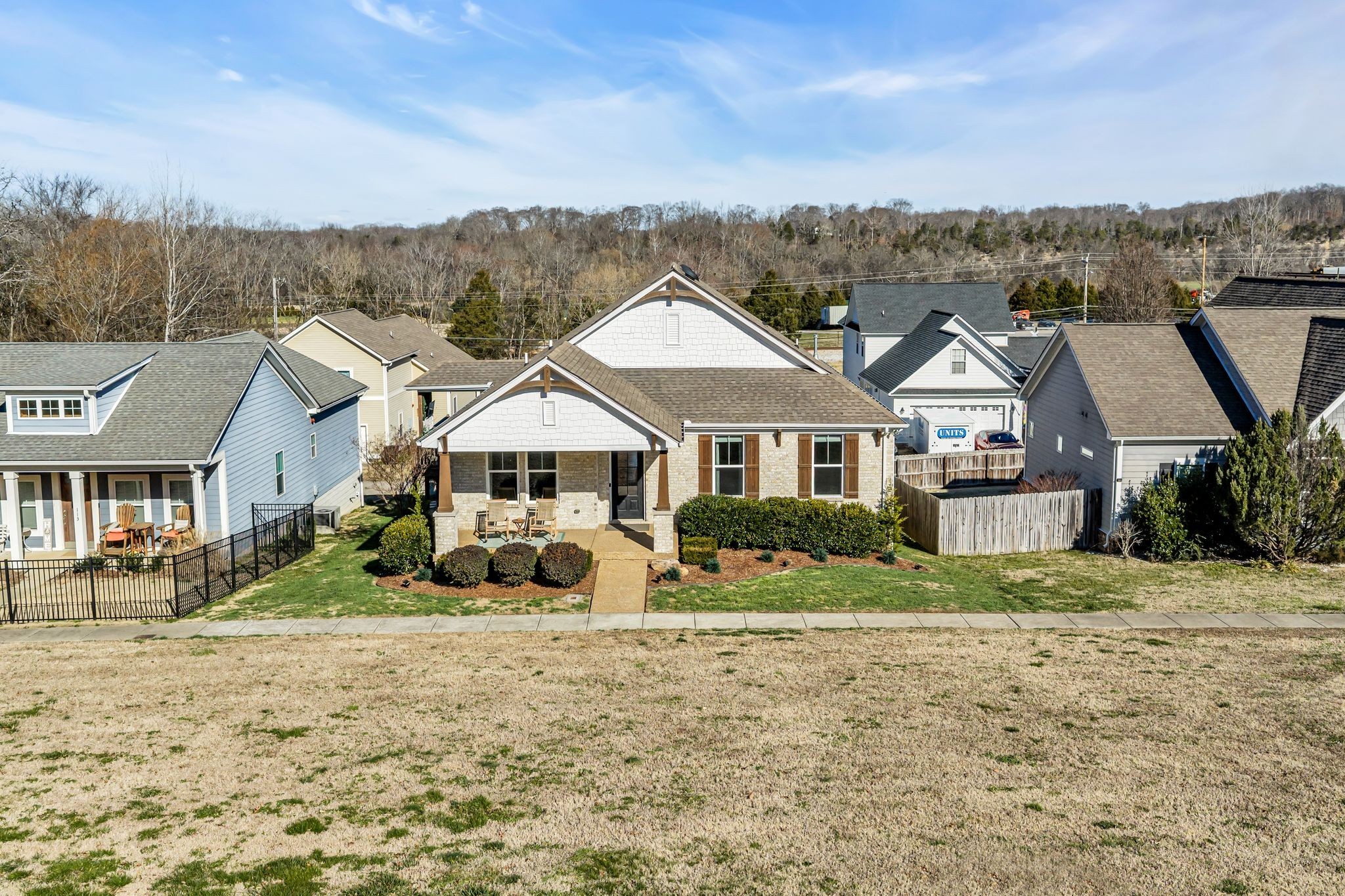 111 Ellersly Way Kingston Springs, TN 37082 - Photo 38 of 46 a front view of a house with a yard